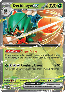 Pokemon TCG Decidueye ex (POR 012)