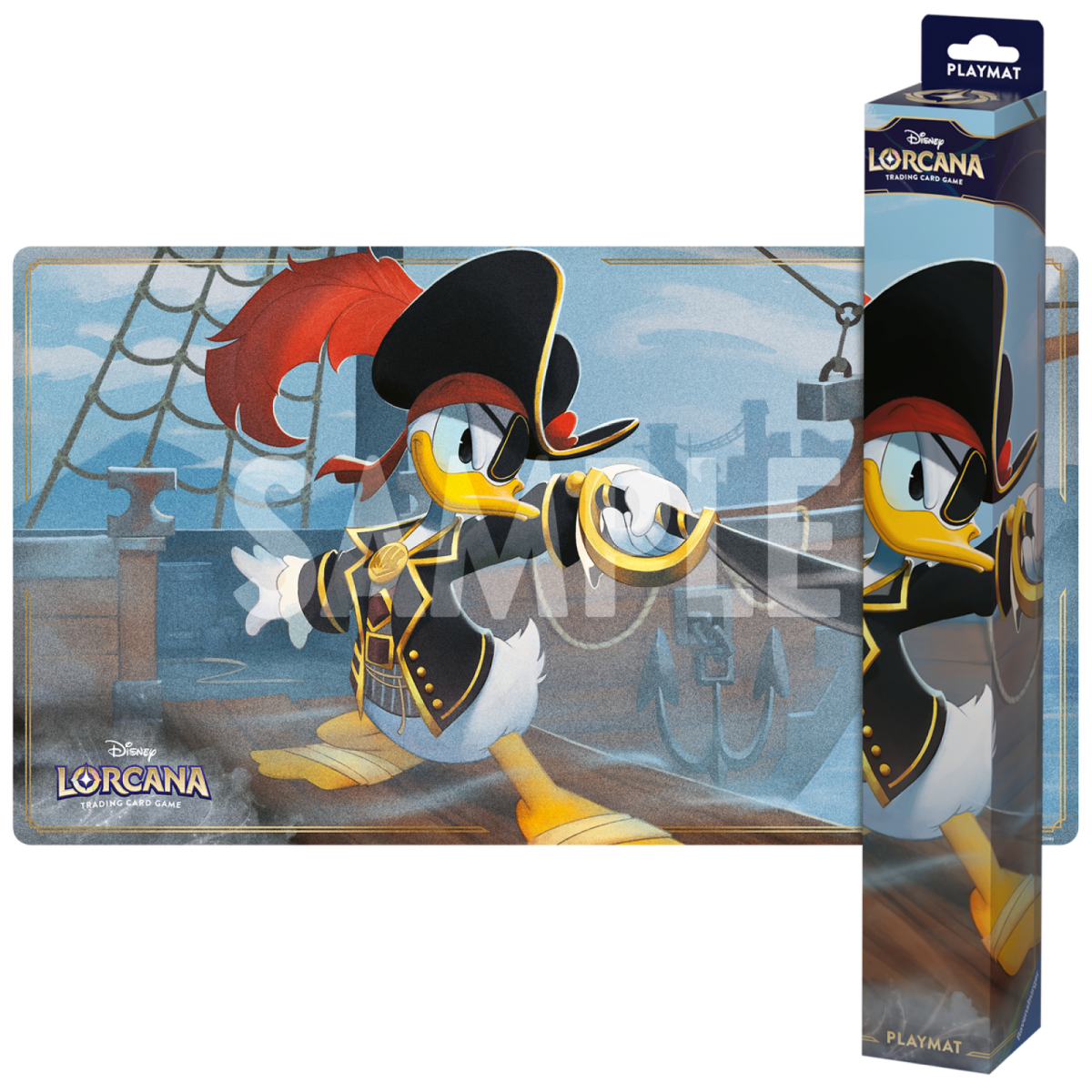 Disney Lorcana Azurite Sea Playmat - Donald Duck Buccaneer