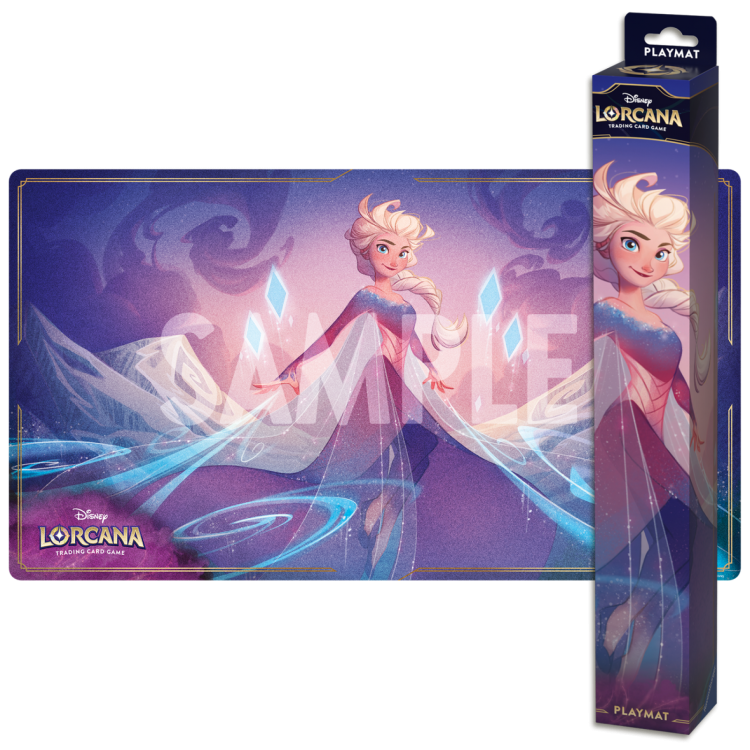 Disney Lorcana Azurite Sea Playmat - Elsa The Fifth Spirit.