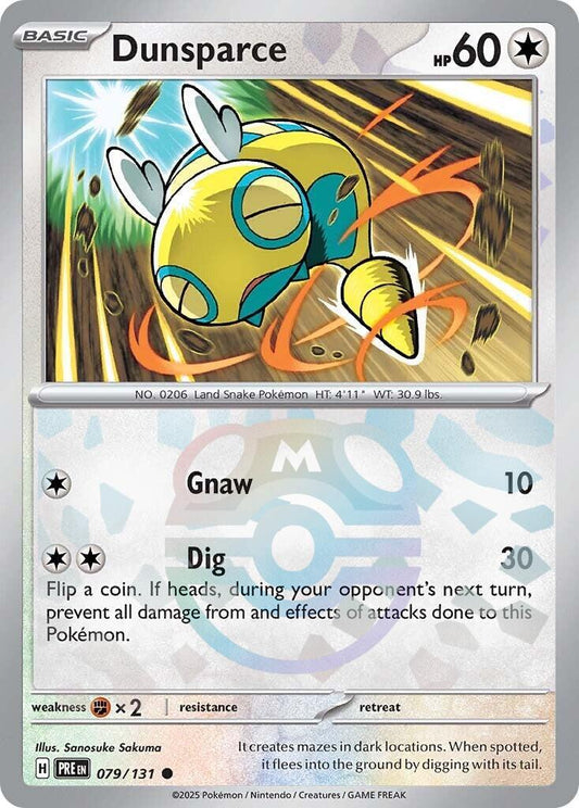 Pokemon TCG Dunsparce (PRE 079)