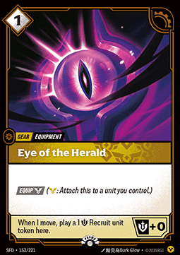 Riftbound - Eye of the Herald (SFD 153/221) [Foil Promo]