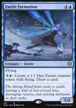 Magic the Gathering Faerie Formation (SCD 051)
