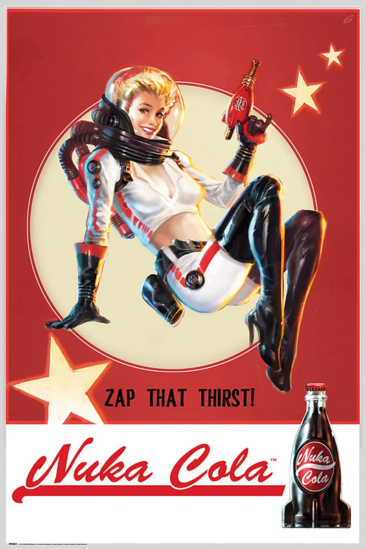 Fallout Nuka Cola Girl Poster