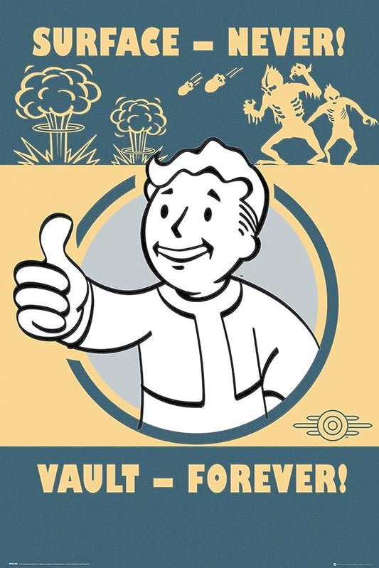 Vault Forever Fallout Poster