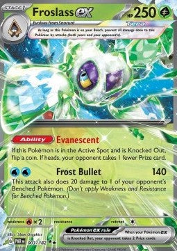 Pokemon TCG Froslass ex (PAR 003)