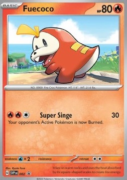 Pokemon TCG Fuecoco (SVP 002)