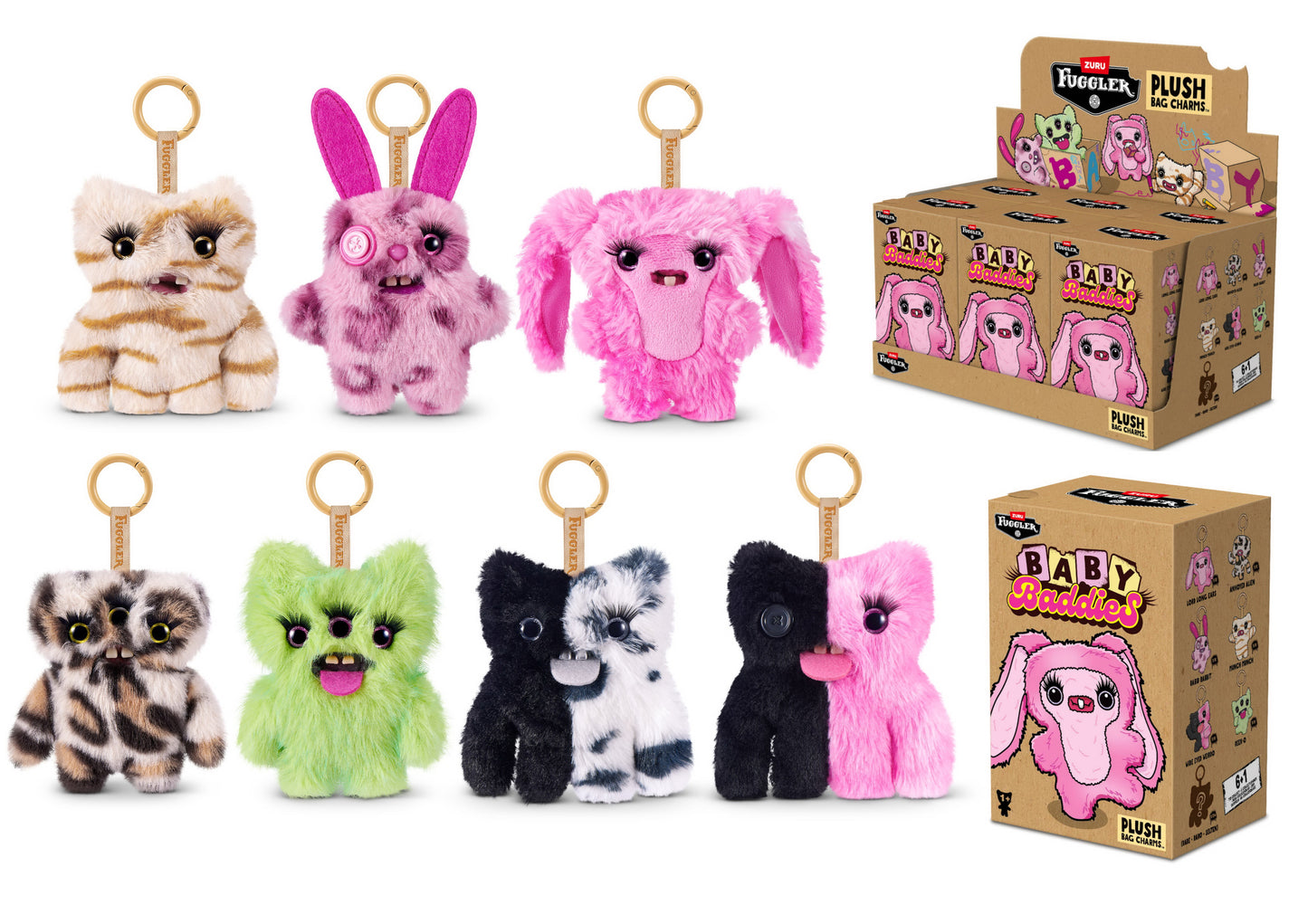 Fuggler Baby Baddies Keyrings