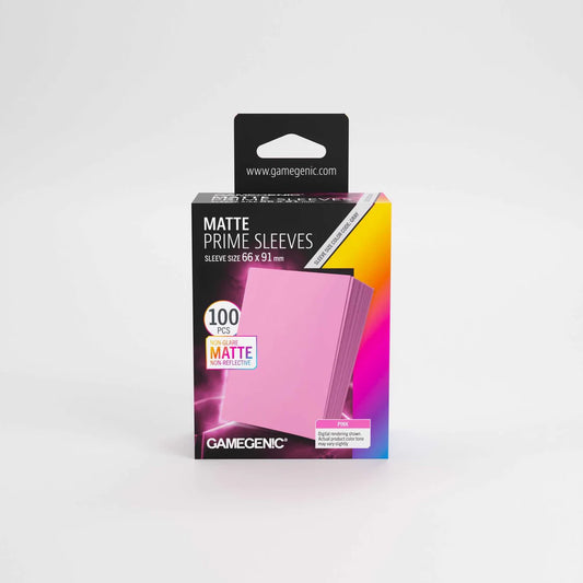 Gamegenic Matte Prime Sleeves Pink 66x91 (100 ct.)
