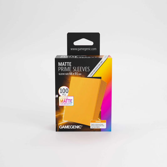 Gamegenic Matte Prime Sleeves Orange 66x91 (100 ct.)