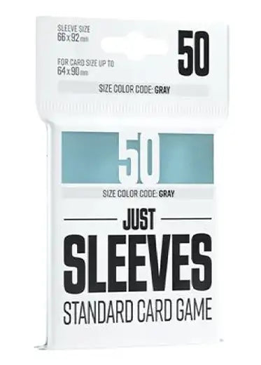 Gamegenic Just Sleeves: Standard Card Game Clear (50)