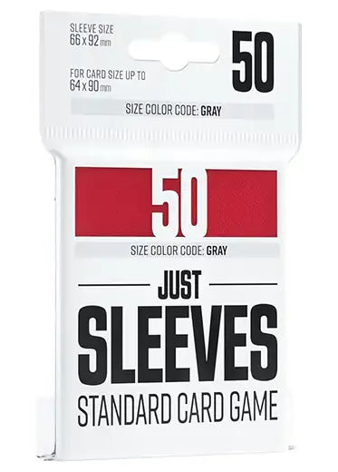 Gamegenic Just Sleeves: Standard Card Game Red (50)