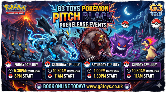 Pokemon TCG Pitch Black Prerelease Events