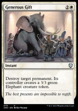 Magic the Gathering Generous Gift (SCD 023)