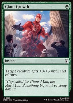Magic the Gathering Giant Growth (MSH 0167)