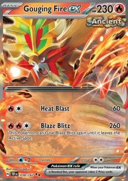 Pokemon TCG Gouging Fire ex (TEF 038)