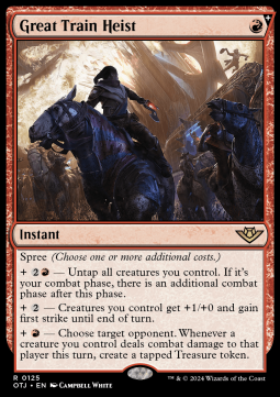 Magic the Gathering Great Train Heist (OTJ 0125)