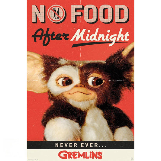 Gremlins No Food After Midnight Poster
