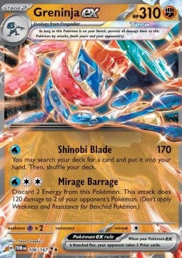 Pokemon TCG Greninja ex (TWM 106)