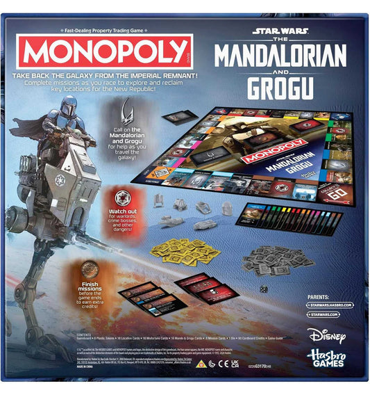 Monopoly Star Wars: The Mandalorian and Grogu