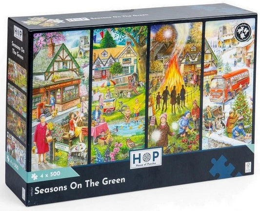 Seasons On The Green - 4 x 500 Piece Puzzle
