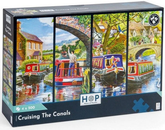 Cruising The Canals - 4 x 500 Piece Puzzle