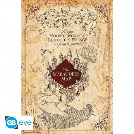 Harry Potter Marauders Map Poster