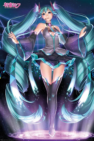 Hatsune Miku Projection Poster