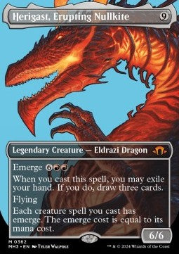 Magic the Gathering Herigast, Erupting Nullkite (MH3 0362) [Foil]