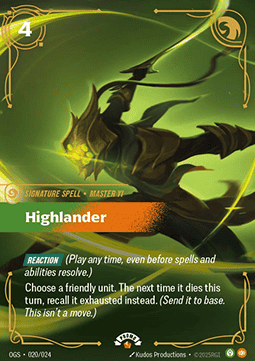 Riftbound - Highlander (OGS 020/024) [Foil Promo]
