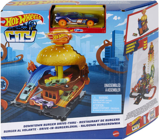 Hot Wheels City Downtown Burger Drive-Thru