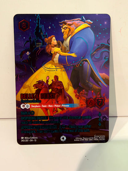 Disney Lorcana TCG Belle & Beast - Certain as the Sun (245)