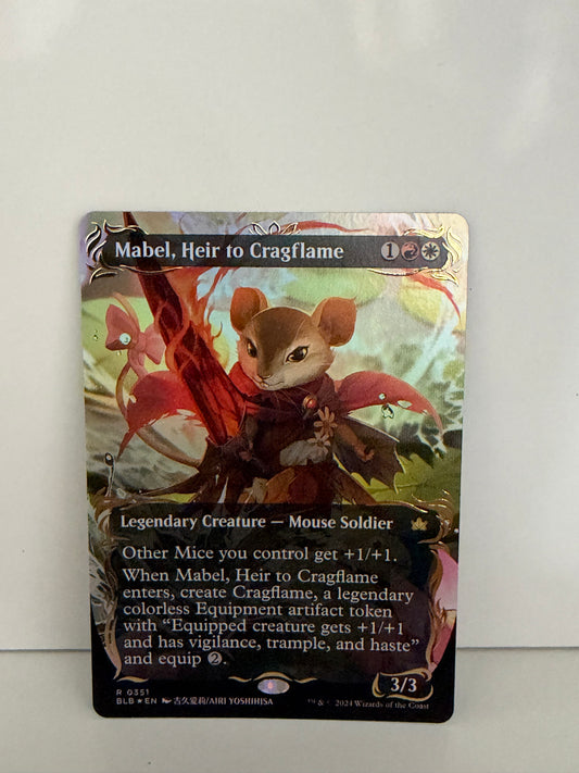 Magic The Gathering TCG Mabel Heir to Cragflame (BLB 0351)