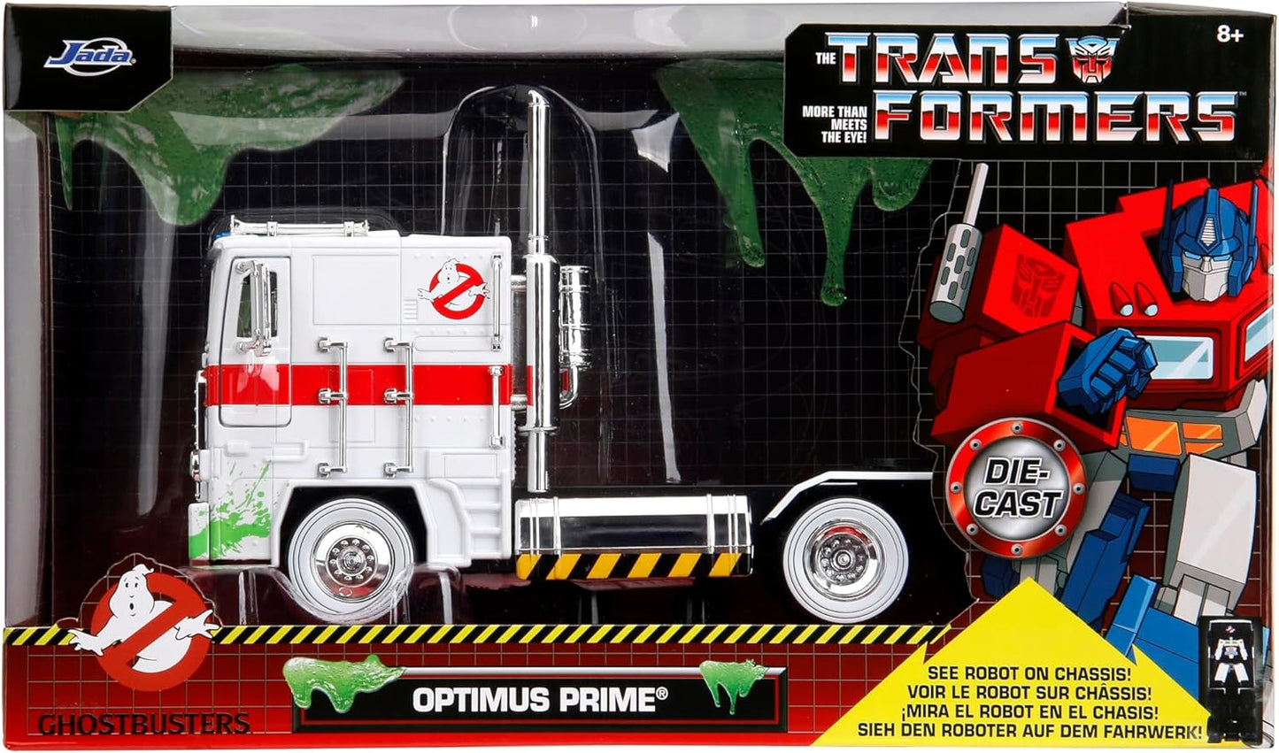 Jada Transformers x Ghostbusters Optimus Prime