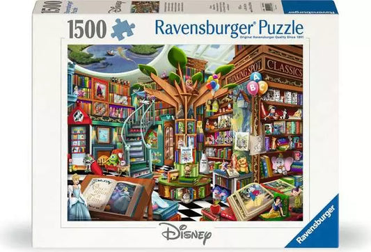 Magical Disney Bookshop, 1500pc Puzzle