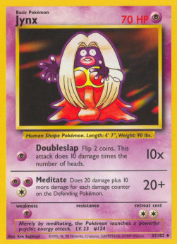 Pokemon TCG Jynx (BS 31)