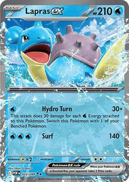 Pokemon TCG Lapras ex (POR 022)