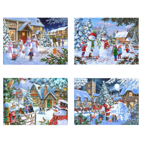 Let It Snow - 4 x 500 Piece Puzzle