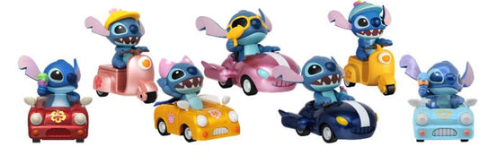 Lilo & Stitch - Zoom Hero Pullback Vehicles with Figures - Assorted