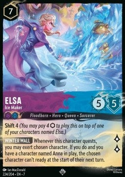 Lorcana - Elsa - Ice Maker (V.2) - Super Rare - 224/204 [Foil]