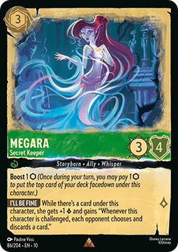 Lorcana - Megara - Secret Keeper (V.3) - Rare - 86/204 [Rainbow Foil]