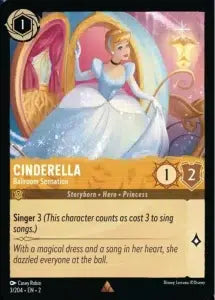 Lorcana TCG - Cinderella Ballroom Sensation - Rare Card 003/204