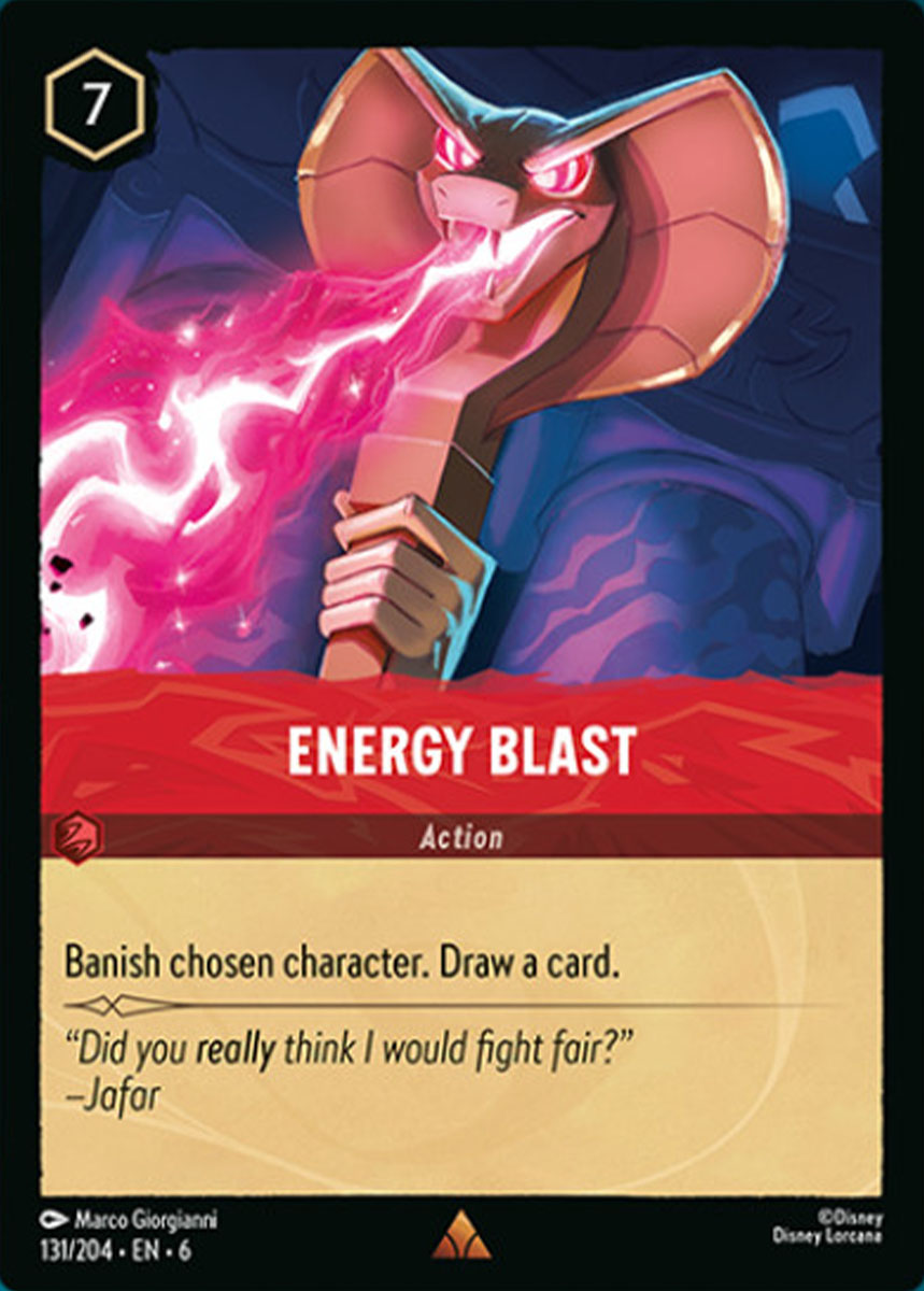 Lorcana TCG - Energy Blast - Holo Rare - 131/204