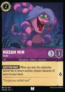 Lorcana TCG - Madam Mim Snake - Holo 049/204