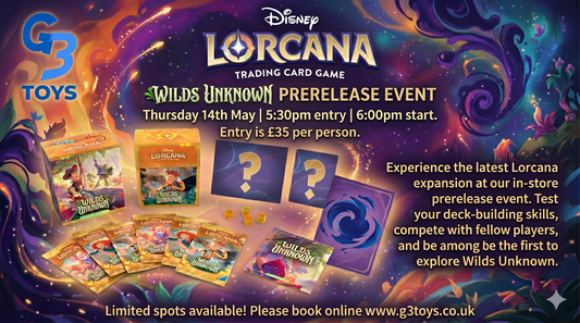 Lorcana TCG - Wilds Unknown Prerelease Event