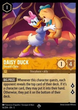Lorcana TCG - Daisy Duck - Donald's Date - Super Rare 16/204
