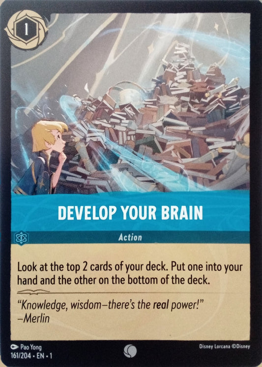Lorcana TCG - Develop Your Brain - Holo Common - 161/204