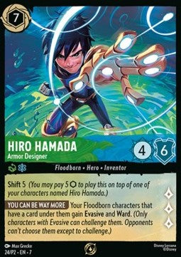 Lorcana TCG - Hiro Hamada - Armor Designer - Non Holo Promo - 24A/P2