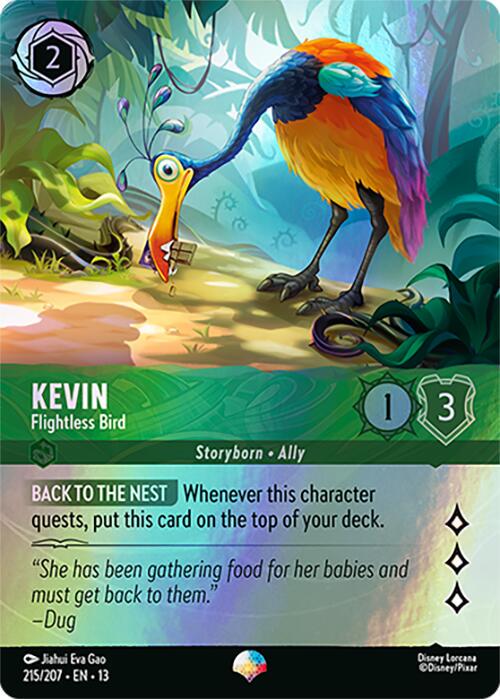 Lorcana TCG - Kevin - Flightless Bird - Epic 215/204