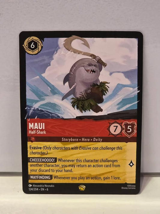 Lorcana TCG - Maui - Half-Shark - Legendary - 124/204