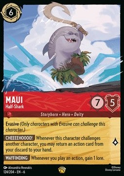 Lorcana TCG - Maui - Half-Shark - Legendary 124/204